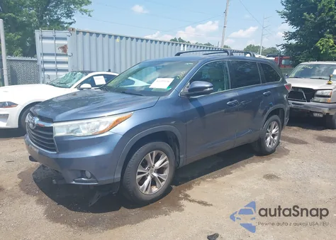 2015 Toyota Highlander Le Plus V6 z USA, uszkodzony, nr VIN 5TDZKRFH0FS117490